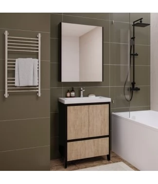 Комплект мебели Velvex Klaufs 60.2D.1Y черная, шатанэ, напольная