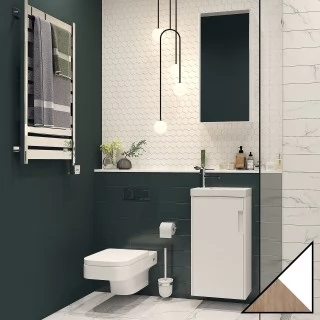 Комплект мебели Velvex Klaufs 40.1D белая, шатанэ