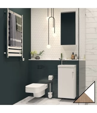 Комплект мебели Velvex Klaufs 40.1D белая, шатанэ