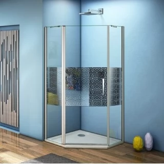 Душевой уголок Good Door Fantasy PNT-100-F-CH 100x100