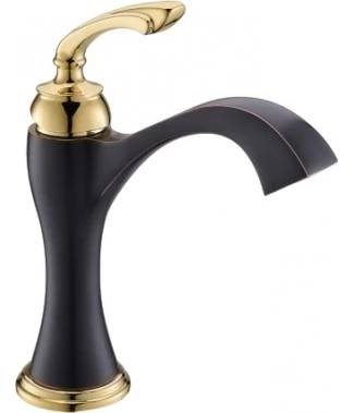Смеситель Timo Unari 7501/04F black antique, для раковины