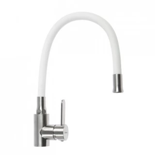 Смеситель Accoona H104 A48104G для кухни белый