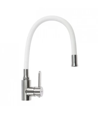 Смеситель Accoona H104 A48104G для кухни белый