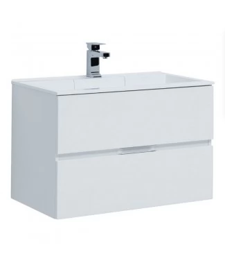 Тумба с раковиной Aquanet Алвита 90 белый