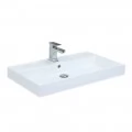 Комплект мебели Aquanet Nova 75 2 ящика, белый глянец. Фото 8