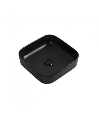 Раковина накладная Aquanet CITY-1-MB, черный матовый