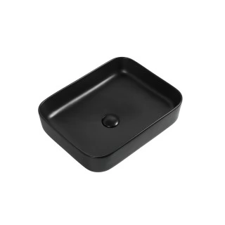 Раковина накладная Aquanet SOUL-1-MB, черный матовый