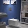 Система инсталляции для унитазов Berges Wasserhaus Novum F2 040252 с кнопкой смыва, матовый хром. Фото 2