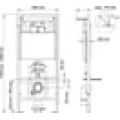 Система инсталляции для унитазов Berges Wasserhaus Novum 040222 с кнопкой R2 смыва, матовый хром. Фото 6