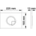 Система инсталляции для унитазов Berges Wasserhaus Novum 040222 с кнопкой R2 смыва, матовый хром. Фото 1