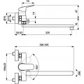 Смеситель Ideal Standard Ceraflex B1741AA для ванны с душем. Фото 1