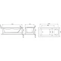 Акриловая ванна Jacob Delafon Sofa 170x75. Фото 2