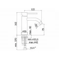Смеситель для раковины Paffoni Light LIG071HG. Фото 3