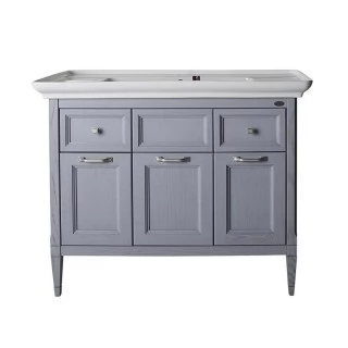 Тумба с раковиной ASB-Woodline Гранда 105 Grigio