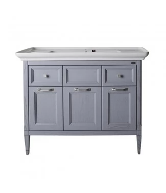 Тумба с раковиной ASB-Woodline Гранда 105 Grigio