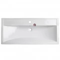 Тумба с раковиной ASB-Woodline Монте 100 бежевая. Фото 3