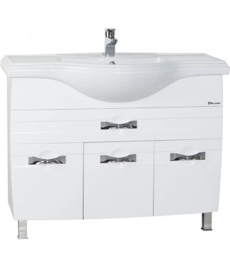 Тумба с раковиной Bellezza Абрис 105 с 1 ящиком