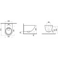 Унитаз подвесной Berges Wasserhaus Puma Rimless 082131 с микролифтом. Фото 5