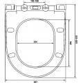 Унитаз подвесной Berges Wasserhaus Puma Rimless 082131 с микролифтом. Фото 6