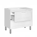 Тумба с раковиной Style Line Альба 90 L Люкс PLUS, белая. Фото 11