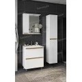 Зеркало-шкаф Венеция Bianco 60 белый, левый. Фото 1