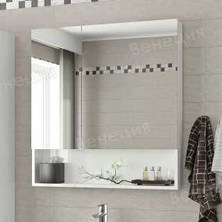 Зеркало-шкаф Венеция Forte 80 белый