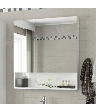 Зеркало-шкаф Венеция Forte 80 белый