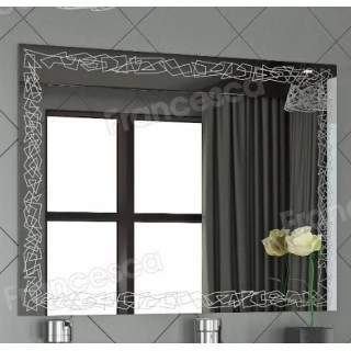 Зеркало на заказ Simple Belis 1000*900 (LED, сенсор на взмах руки)