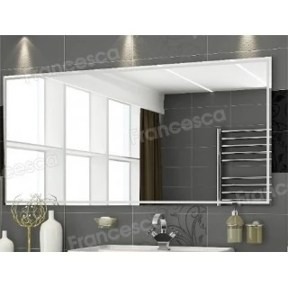 Зеркало на заказ Simple Azalea 1500*800 (LED-подсветка, сенсор на касание, часы)