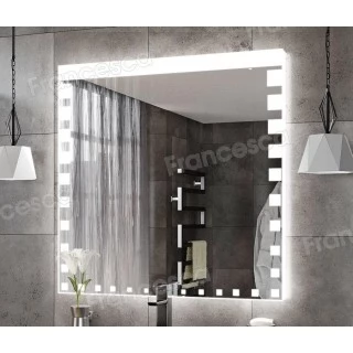 Зеркало на заказ Simple Rush 800*800 (LED-подсветка, сенсор на взмах руки)