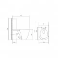 Унитаз-компакт Aquatek Бетта AQ1363B-00 с сиденьем Soft Close. Фото 1