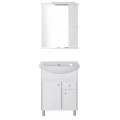 Тумба с раковиной ASB-Mebel Орхидея 60 белая, северное дерево. Фото 2