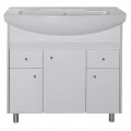 Комплект мебели ASB-Mebel Орхидея 80 белая, северное дерево. Фото 3
