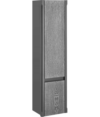 Шкаф-пенал ASB-Woodline Лорена 40 grigio
