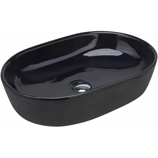 Раковина beWash Bogen 88601006 60 см без отверстия, черная