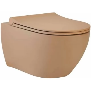 Унитаз подвесной beWash Bogen 88303673 с микролифтом, бежевый