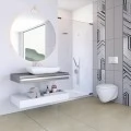Унитаз подвесной beWash Helenen 69303201 с микролифт белый. Фото 1