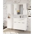 Шкаф-зеркало Francesca Eco 90 белый (витринный образец). Фото 2