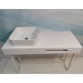 Столешница из искусственного камня Francesca 1200*500, белый. Фото 2