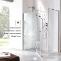 Душевая стенка Roca Metropolis 90 MP3509012M прозрачное стекло, профиль хром. Фото 1
