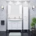 Тумба с раковиной Runo Севилья 105 с бельевой корзиной. Фото 1