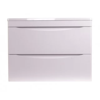 Тумба с раковиной Style Line Бергамо мини 70 подвесная Люкс Plus белый антискрейч