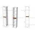 Шкаф-пенал Венеция Bianco 30 подвесной универсальный. Фото 2