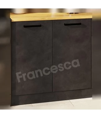 Нижний шкаф Francesca Манхэттен 80 (2 двери, столешница в комплекте)