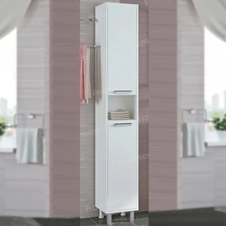 Пенал Francesca Eco 30 белый (2дв. универсальный) (витринный образец)