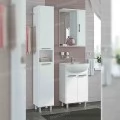 Пенал Francesca Eco 30 белый (2дв. универсальный) (витринный образец). Фото 1