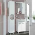 Шкаф-зеркало Francesca Eco 55 белый. Фото 2