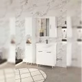 Шкаф-зеркало Francesca Eco 70 белый. Фото 1