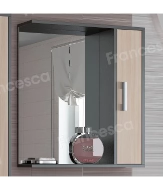 Шкаф-зеркало Francesca Eco 65 дуб-венге