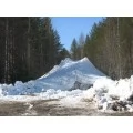 Маскировочная сетка Manver Снег 3х6 м - камуфляжная для охоты, забора, навеса. Фото 2